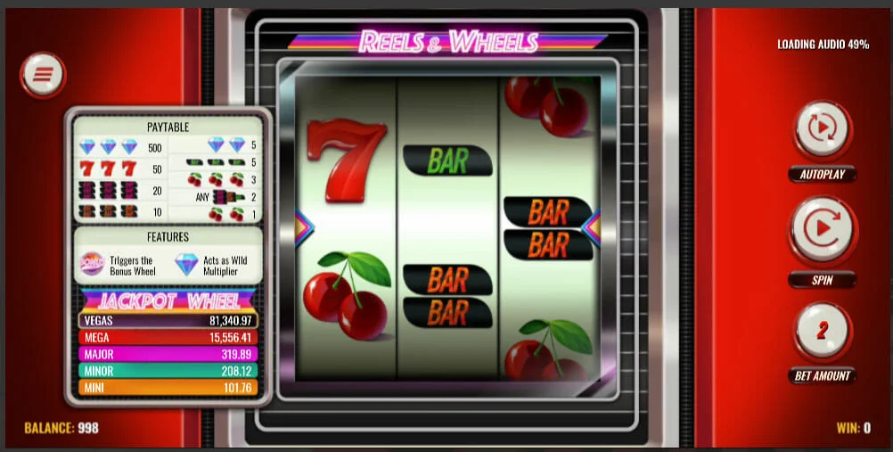 Online gaming slots